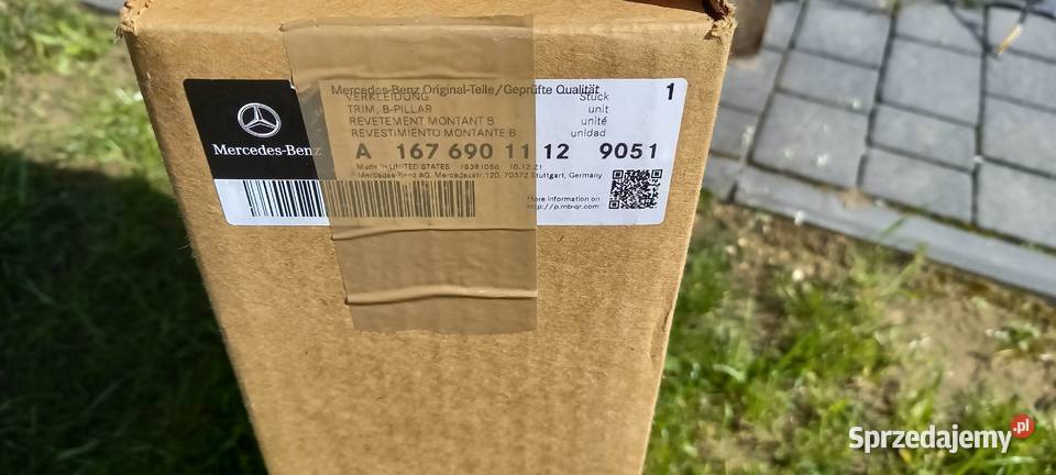 Nakładka słupka Mercedes GLE W167 A1676901112 osobowe sprzedam