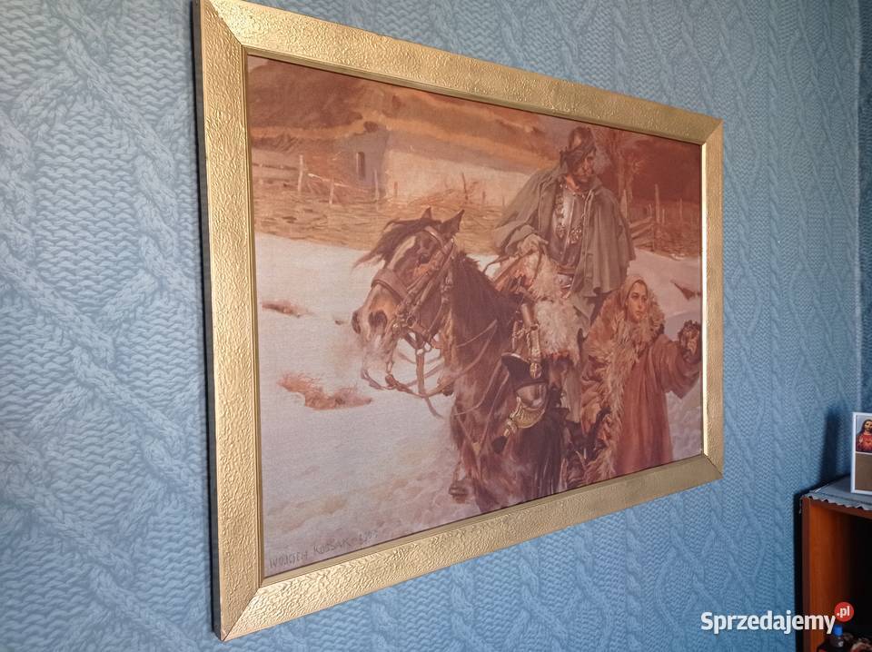 Sprzedam obrazy Kossak Wojciech i Józef Tarnowskie Góry sprzedam