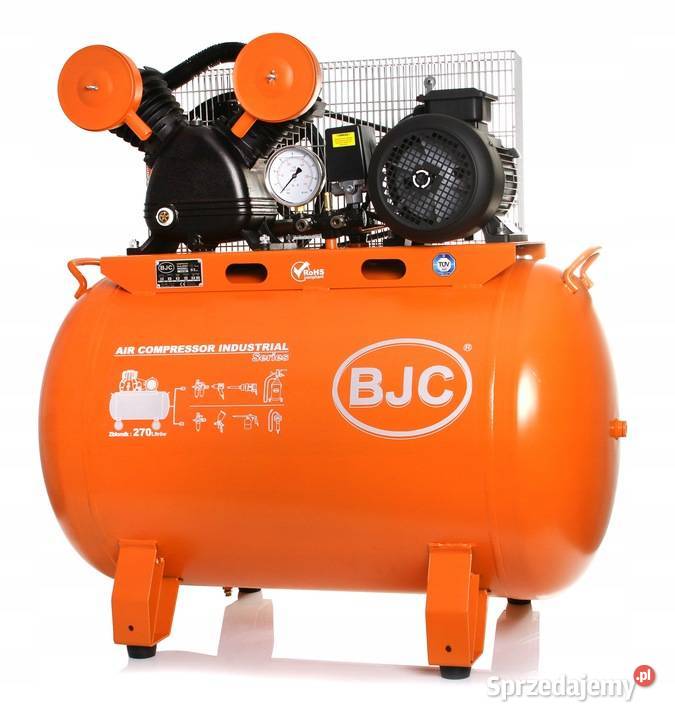 Kompresor olejowy 270L BJC sprężarka tłok 2 x 90 Chmielnik
