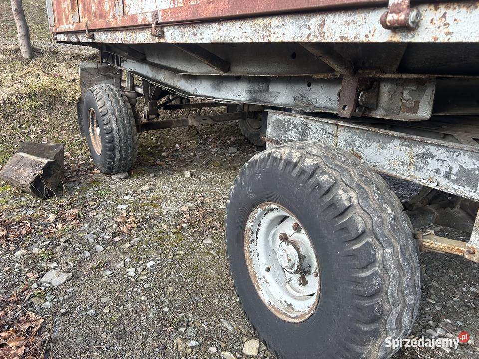 Przyczepa rolnicza Autosan d47 wywrotka tandem Nowy Sącz