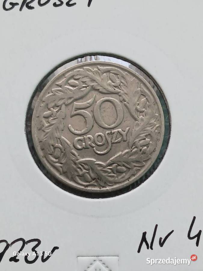 50 Groszy 1923 r 4 Numizmatyka Konin