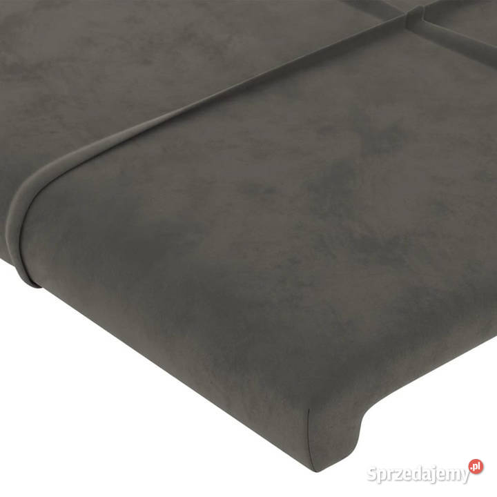 Zagłówek do łóżka z LED ciemnoszary 83x16x7888 Warszawa