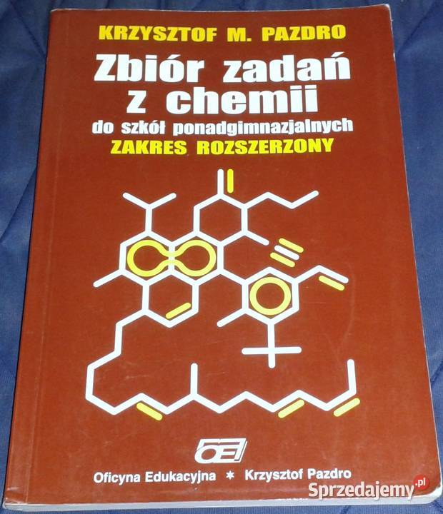 Zbiór zadań z chemii - Krzysztof Pazdro