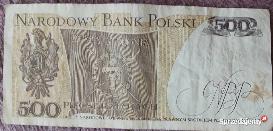 500 T Kościuszko seria FL 1VI19982 r wielkopolskie