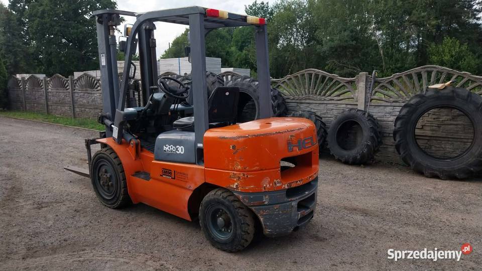 Wózek widłowy HELI typ 30 CPCD30W8 Isuzu śląskie Przymiłowice sprzedam