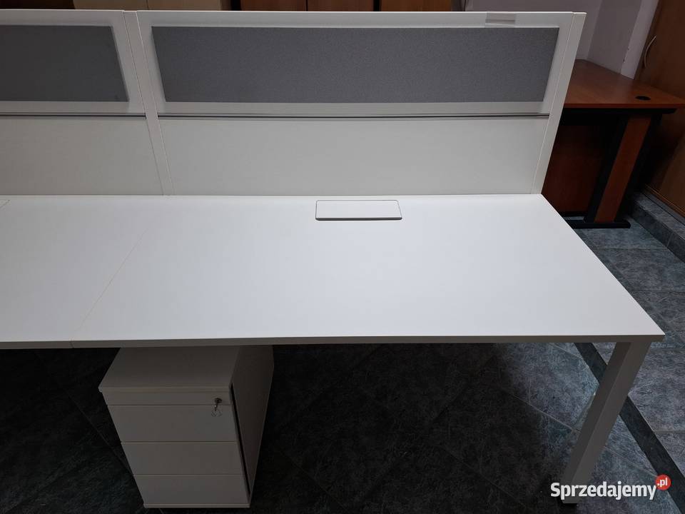 Biurko bench Maro 6 stanowiskowe białe duża Poznań