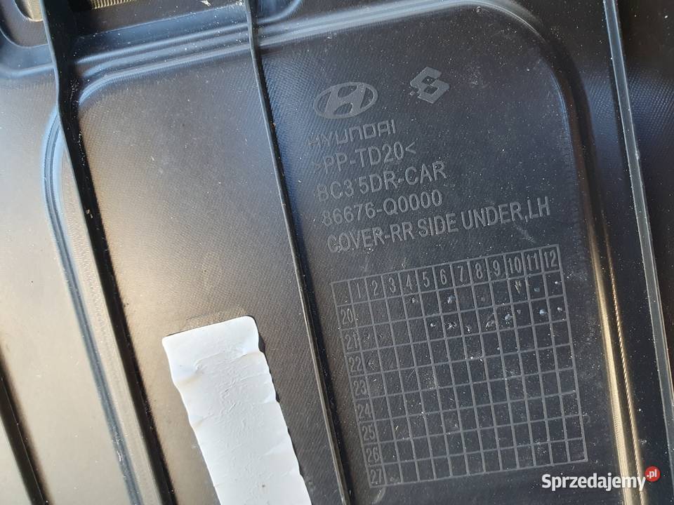 HYUNDAI I20 III OSŁONA PODWOZIA LEWA PRZÓD Międzychód