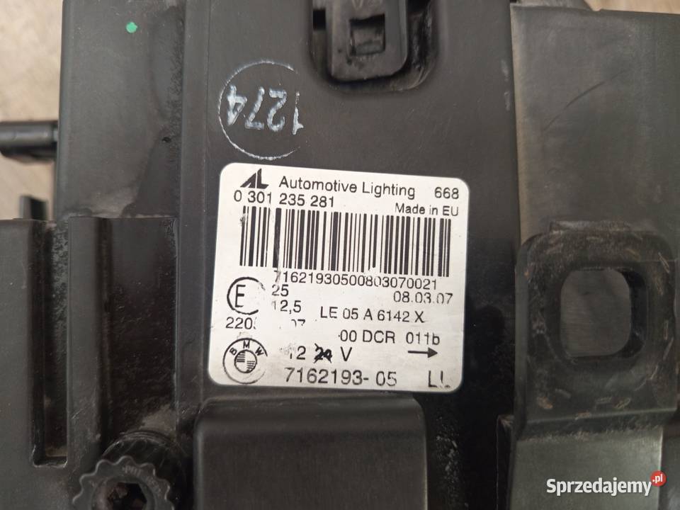Reflektor lewy BMW X3 e83 Xenon lci orginalny Lampy przednie Rzeszów sprzedam