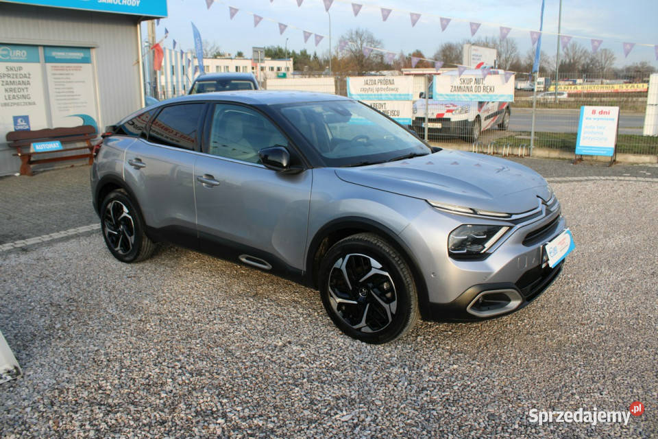 Citroen C4 SHINE 15D Skóra Salon Polska szary mazowieckie Warszawa