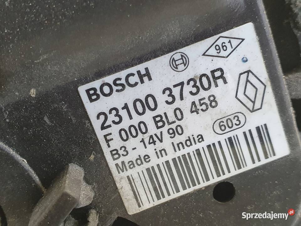 ALTERNATOR Renault Clio IV 12 16V 231003730R Chełm