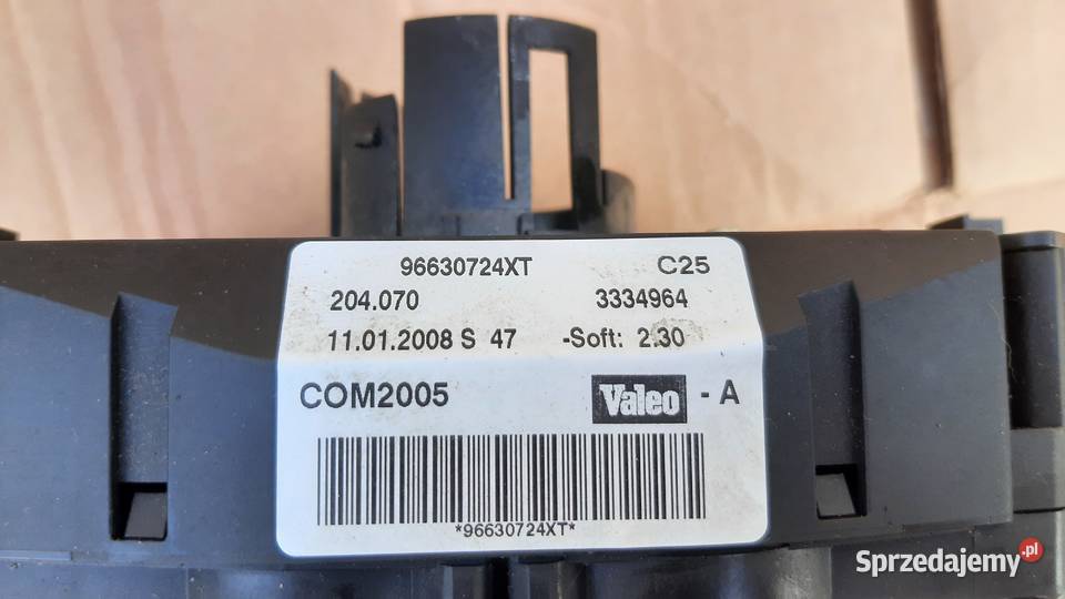 przełącznik zespolony Peugeot 207 96630724XT osobowe Dębno