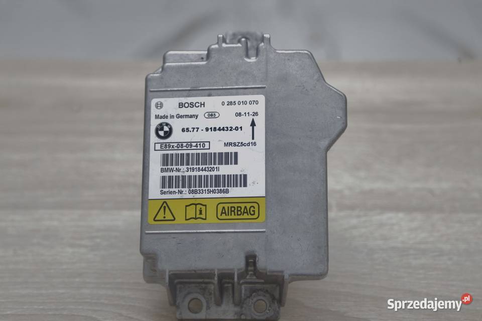 Sterownik Poduszek Powietrznych BOSCH BMW osobowe wielkopolskie Gizałki