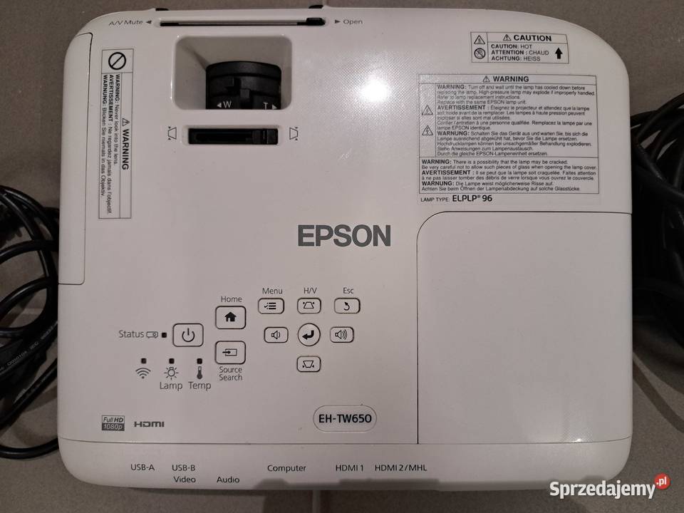 projektor epson EHTW650 Elektronika mazowieckie Jabłonna