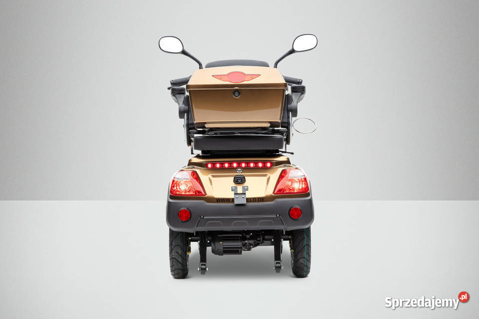 Wózek skuter elektryczny inwalidzki złoty Łańcut