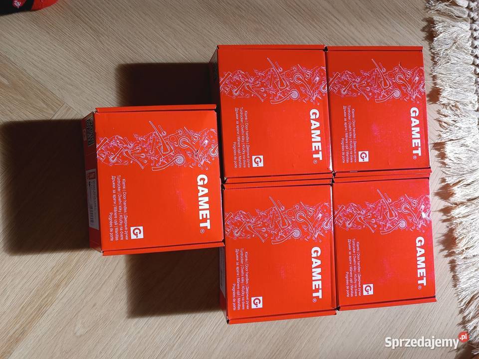 Sprzedam klamki wewnętrzne Mistico Gamet z Klamki i uchwyty