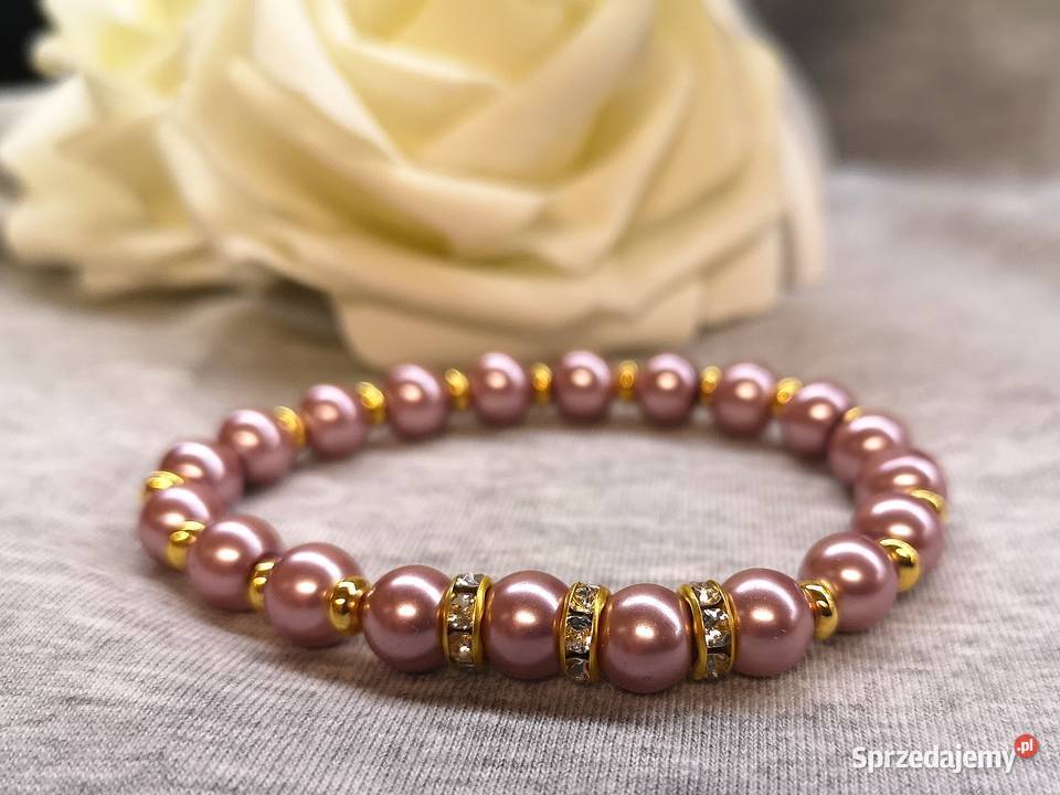 Bransoletka z perłowymi koralikami w kolorze Bransoletki Kielce