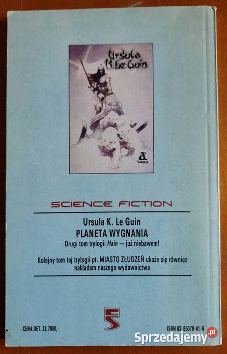 Świat Rocannona Ursula K Le Guin fantasy science Wrocław sprzedam