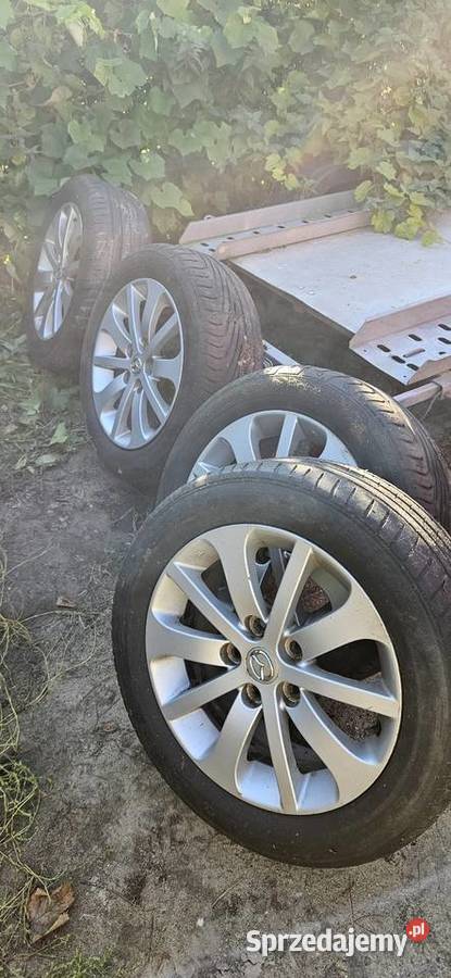 4 KompletOryginalne alufelgi Mazda 16 Barlinek