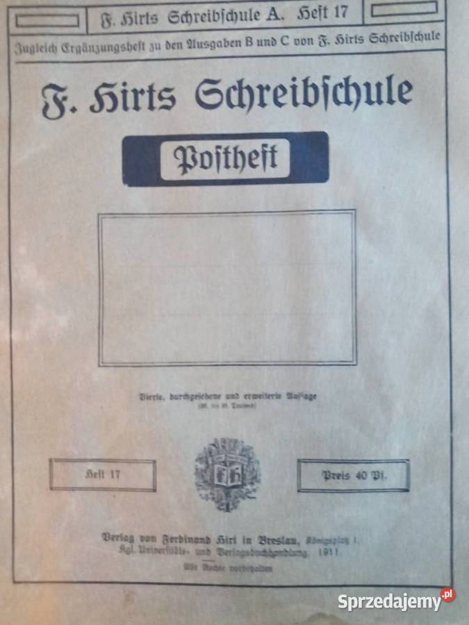 Niemiecka broszura pocztowa 1911 Szczecinek