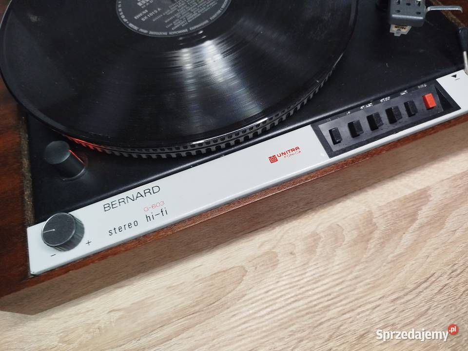 Gramofon Unitra Fonica G603fs Bernard Stereo Zgierz