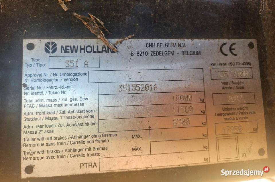 Sprzedam kombajn zbozowy Holland Warszawa sprzedam