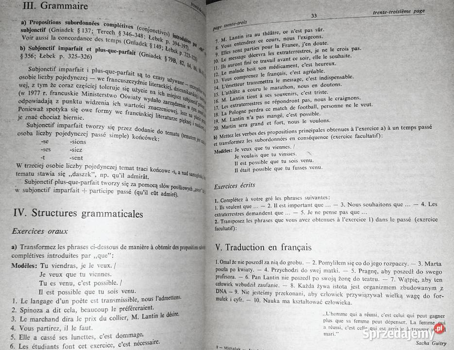 Język francuski lektorów w szkołach wyższych Pozostałe