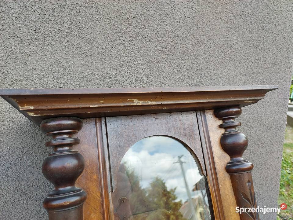 S073 Skrzynia obudowa zegara GB Becker szafka Antyki