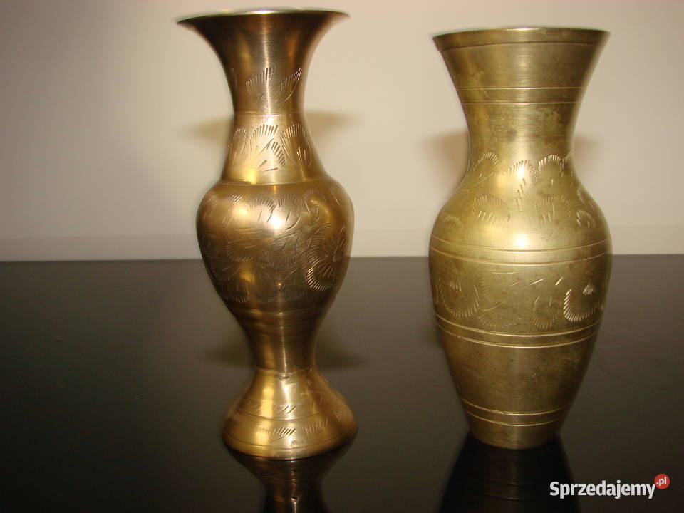 mosiężny wazonik Pruszcz Gdański sprzedam