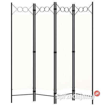 vidaXL Parawan 4panelowy biały 160 x 180 Warszawa