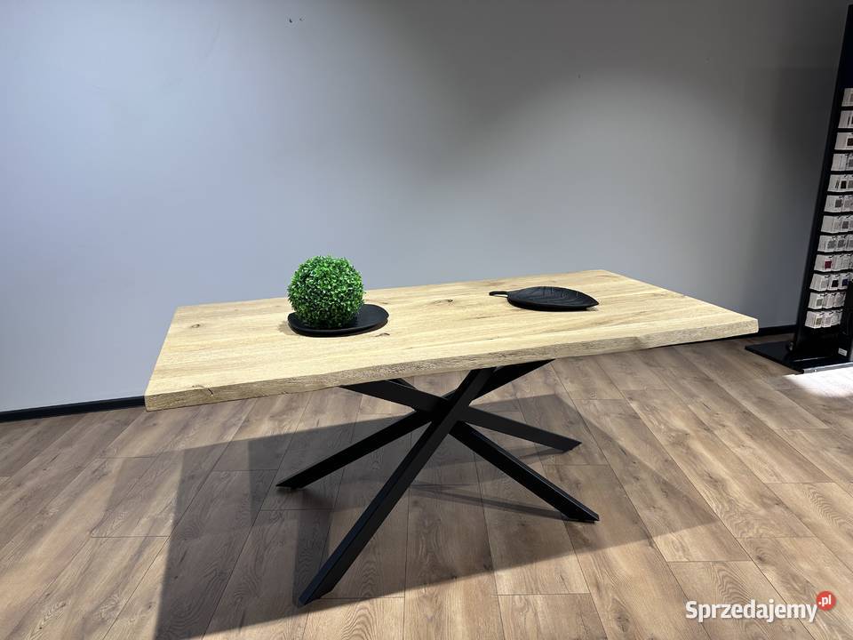 Stół dębowy 90x180 Loft Edgar Meble