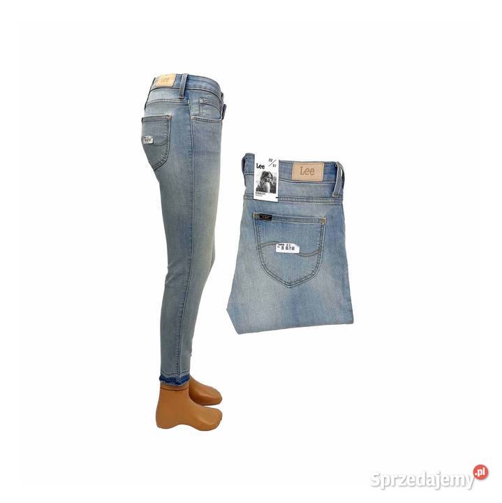 Spodnie damskie Lee Scarlett Skinny Light W26 Spodnie Odzież damska warmińsko-mazurskie Pisz