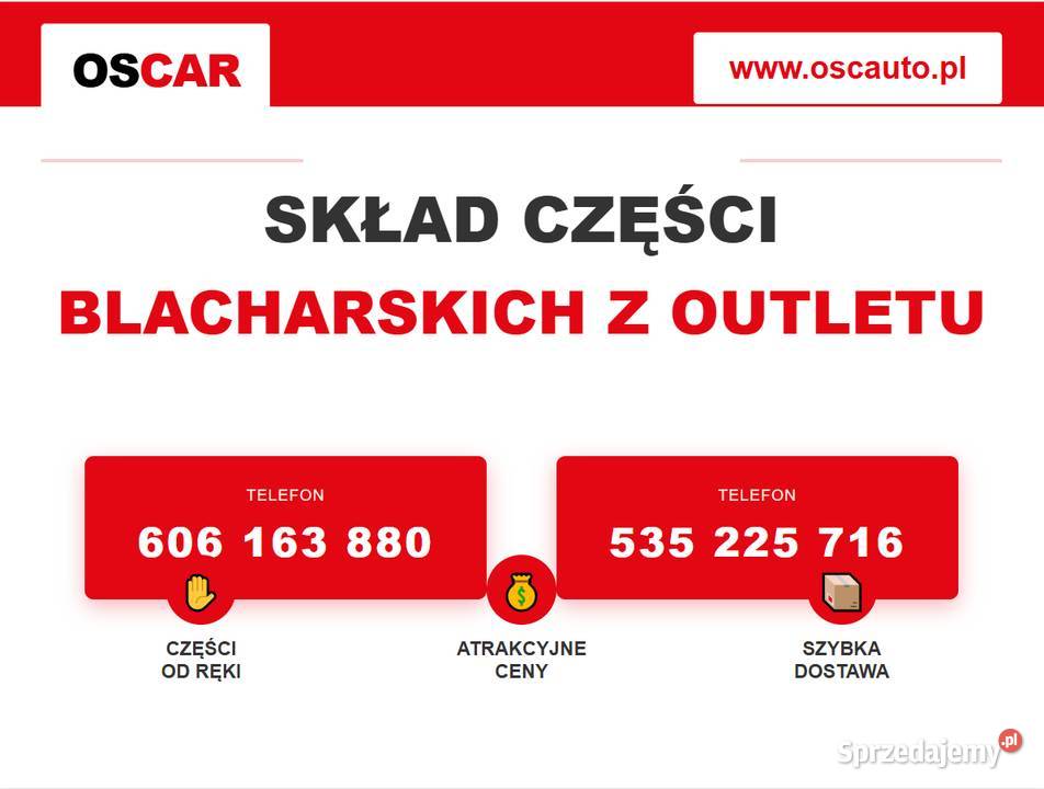 Części blacharskie maska błotnik zderzak Vw Audi Skarżysko-Kamienna sprzedam