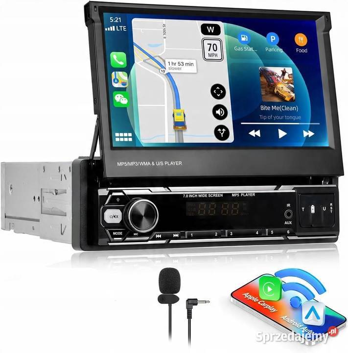 RADIO SAMOCHODOWE 1 DIN Android Auto CARPLAY 7 Zawiercie