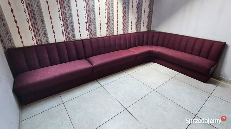 Burgundowy fotel ładne i solidne wykonanie Fotele Pszczyna