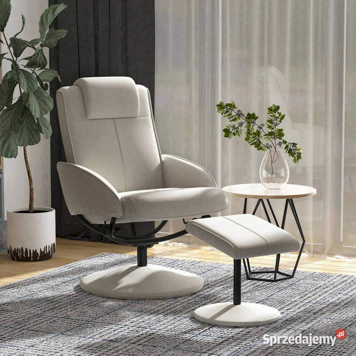 Fotel relaksacyjny HOMCOM z podnóżkiem Rybnik