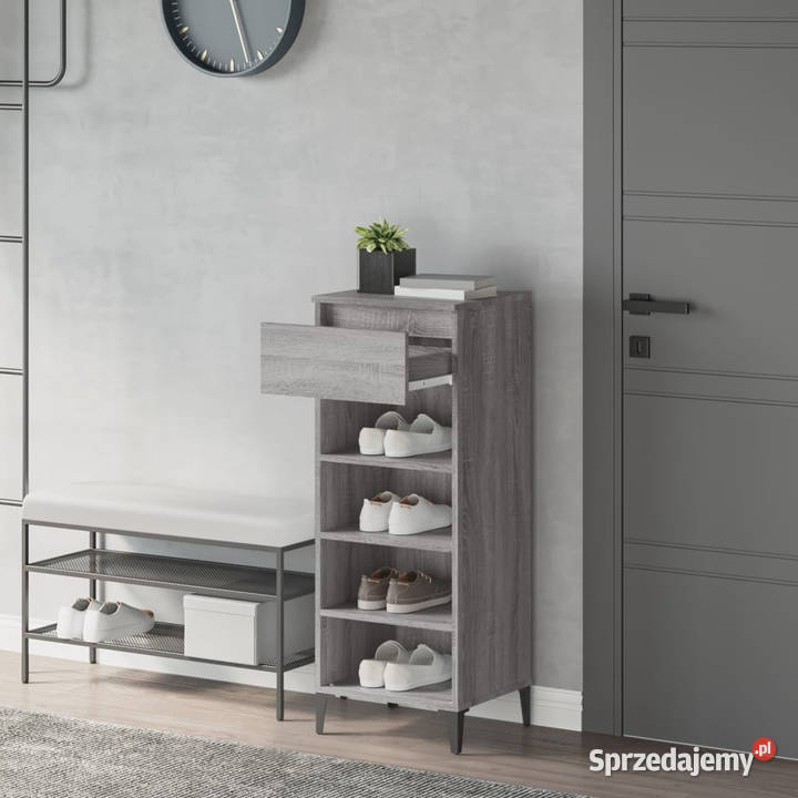 Szafka na buty szary dąb sonoma 40x36x105 sprzedam