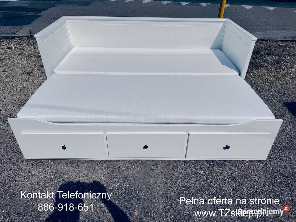 IKEA HEMNES Leżanka Łóżko z 3 szufladami 2 Rybnik