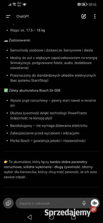 Akumulator Bosch 74Ah 680A Akumulatory Kraków sprzedam