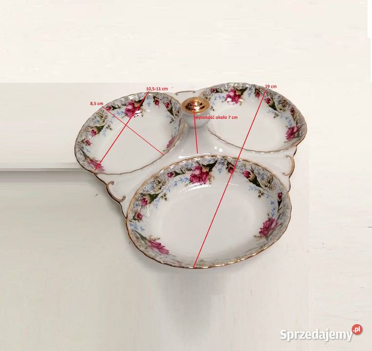 kabaret misa miseczka salaterka trójdzielna sprzedam