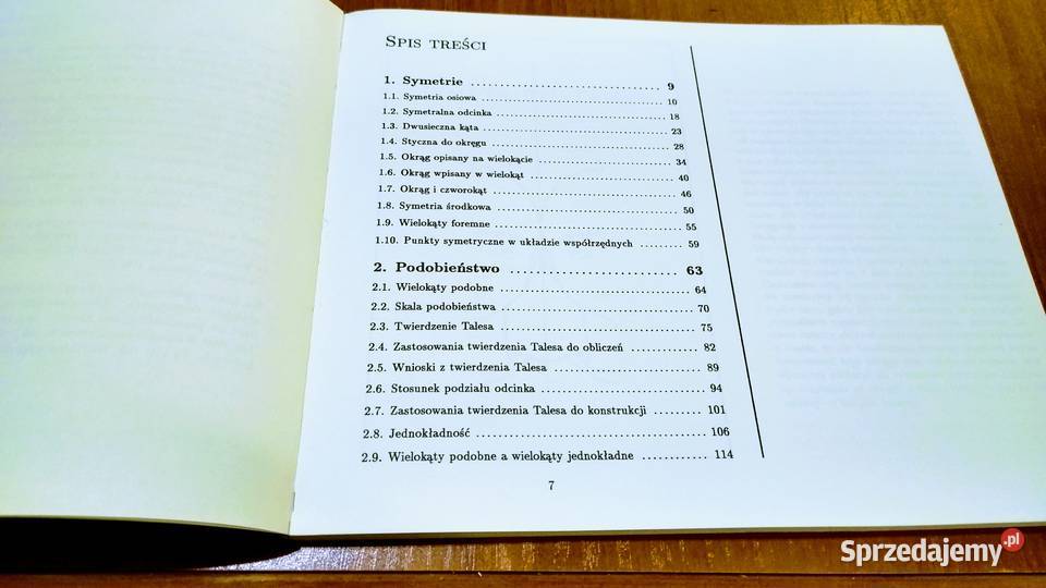 Geometria 7 podręcznik klas VII książka Książki i Podręczniki pomorskie Gdańsk