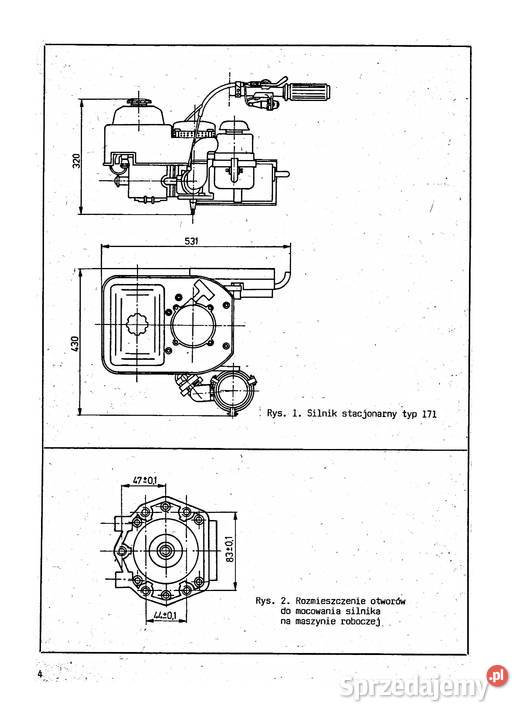 Dezamet silnik typ 171 instrukcja i katalog