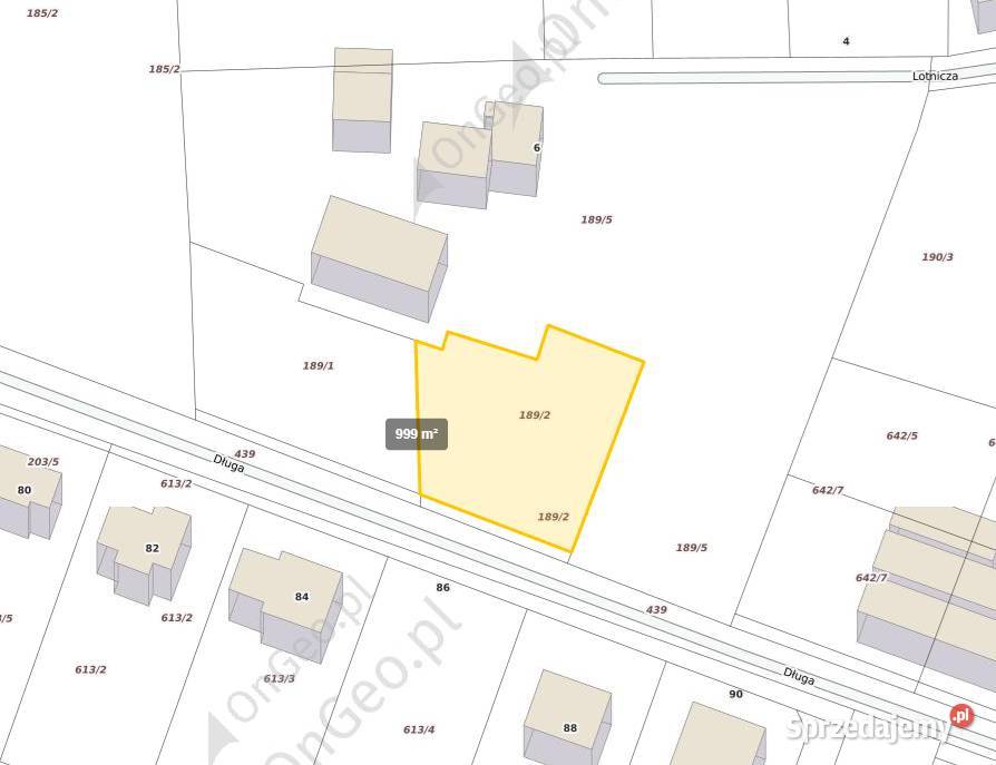 Działka budowlana 1000 m2 Wrocławia MEDIA Szewce budowlana