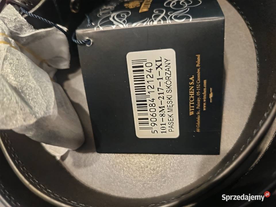 Pasek skórzany WITTCHEN do garnituru XL Dla mężczyzn kujawsko-pomorskie
