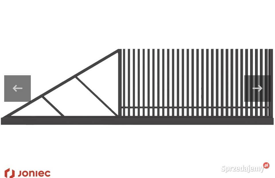 Przęsło ogrodzeniowe aluminiowe PALISADA