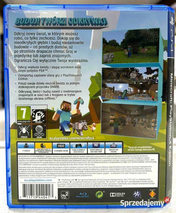 Gra 4 Minecraft Elbląg sprzedam