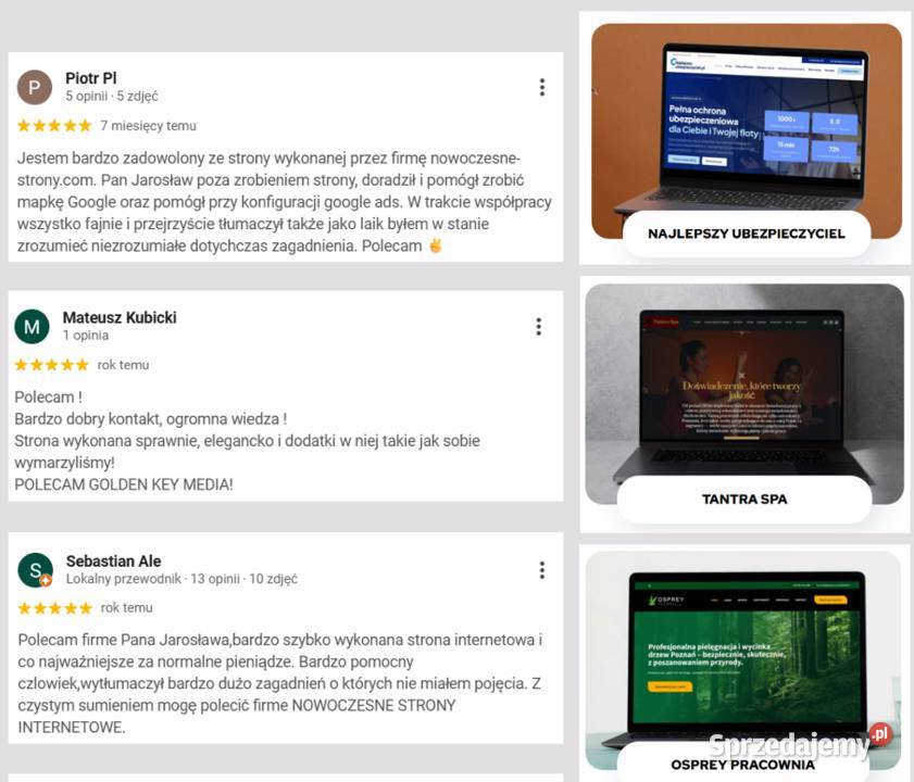 Nowoczesne Strony Internetowe Strona WordPress z Koszalin