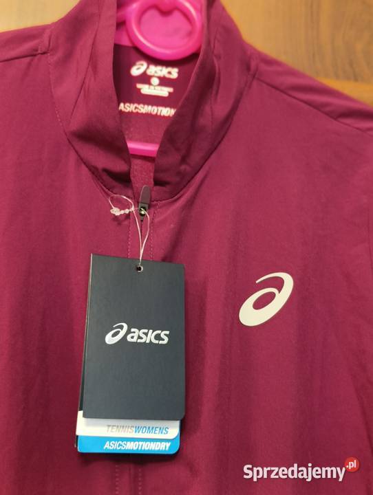 Asics Club Jacket Bluza tenisowa Plum 1302586019 Odzież sportowa wielkopolskie Poznań sprzedam