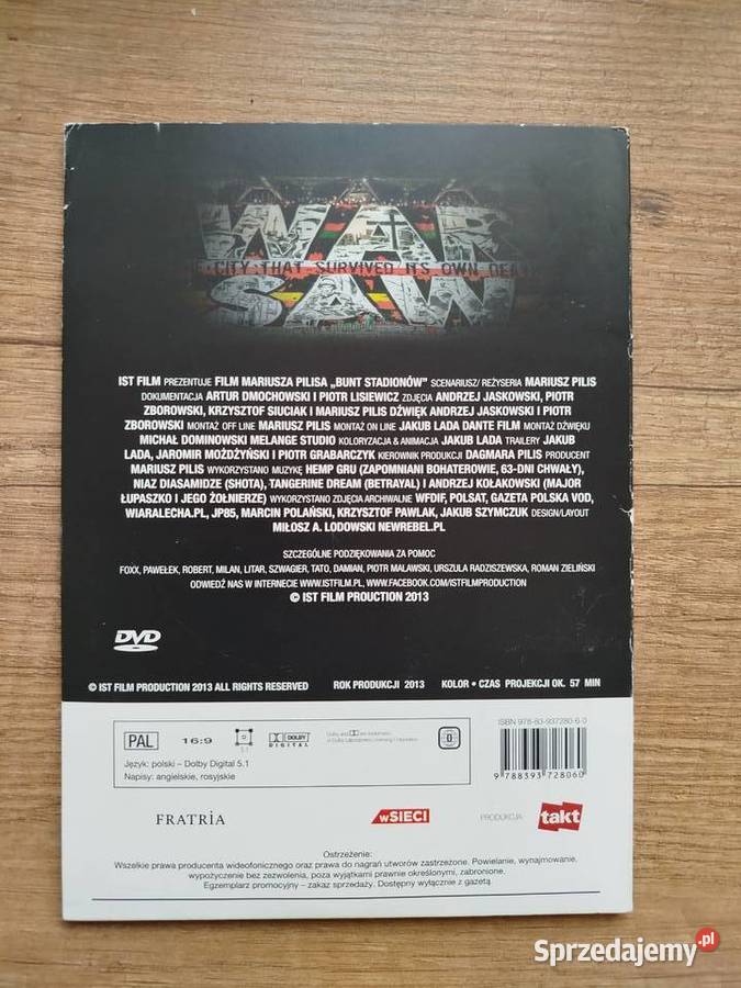 BUNT STADIONÓW Film Mariusza Pilisa Stan małopolskie Oświęcim sprzedam