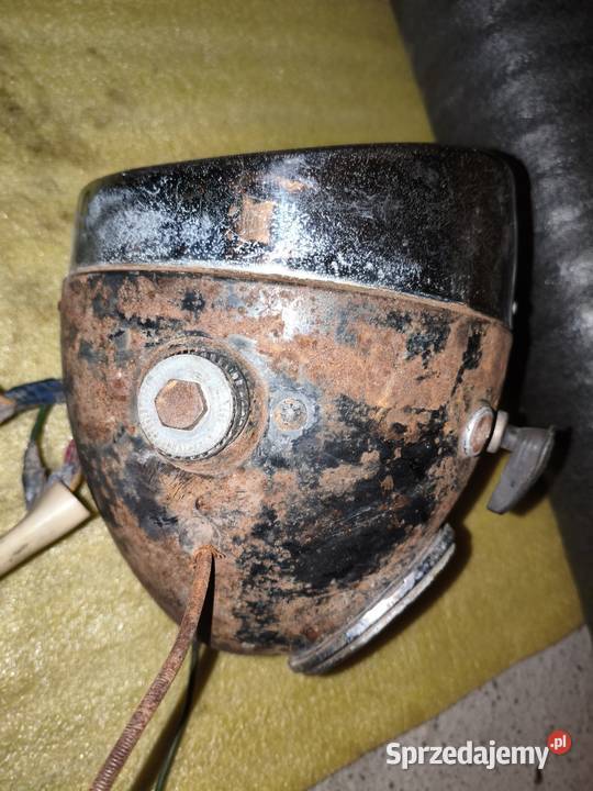 Lampa przednia z instalacją elektryczną M72 Leszno