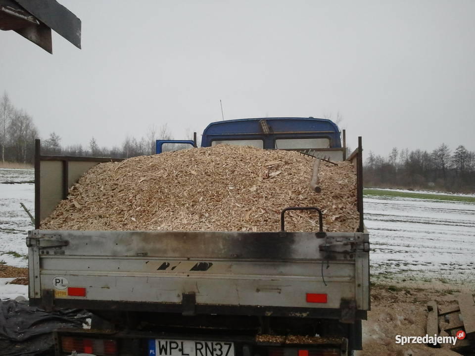 Zrębki drzewne tani opał najtańsze ciepło Drobin